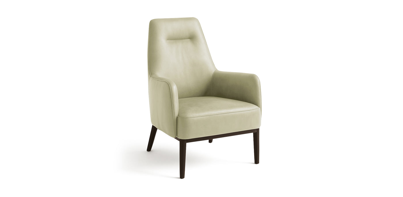 Velora Artificial Leather Armchair