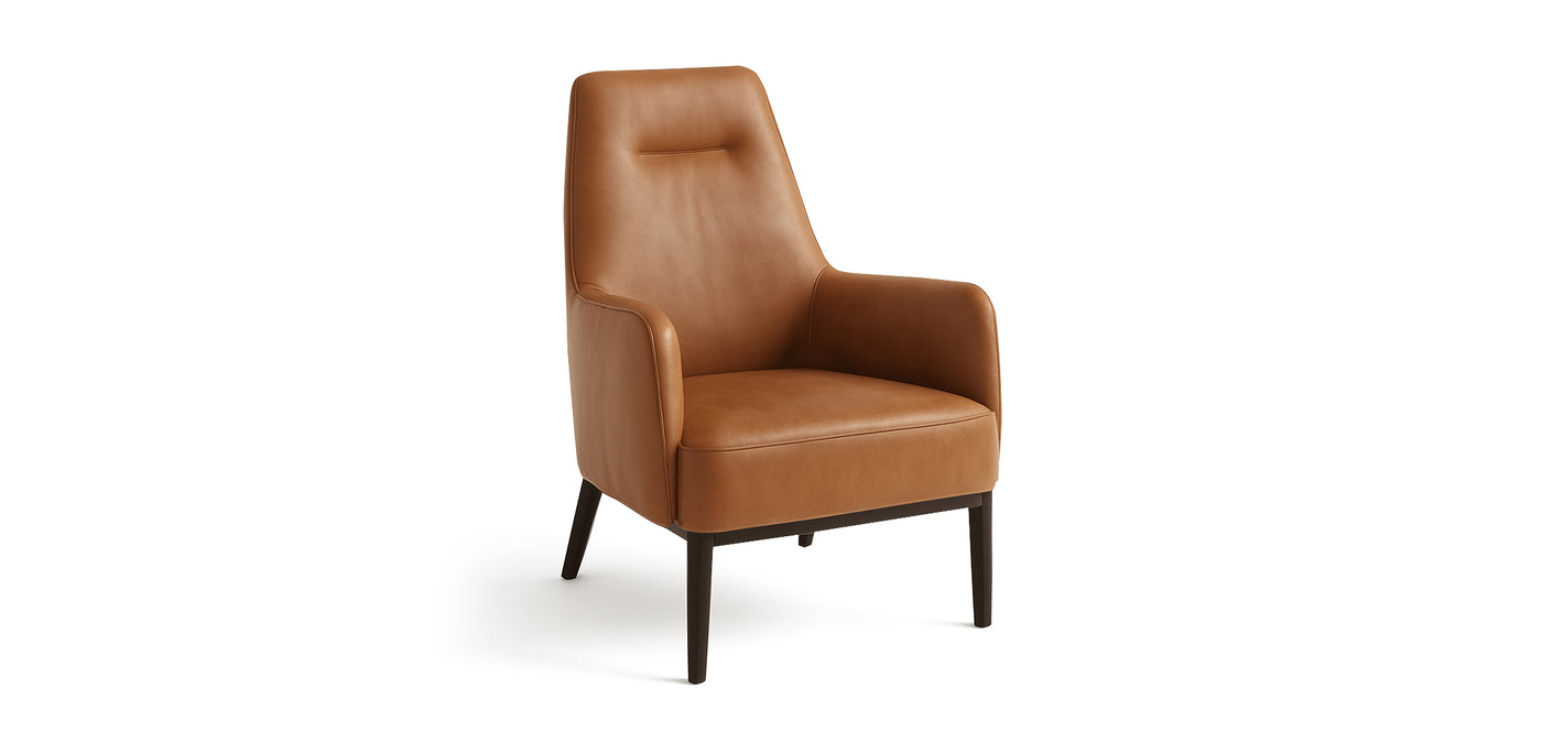 Velora Artificial Leather Armchair