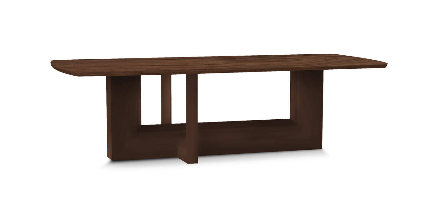 Walnut Natural Veneer Dining Table