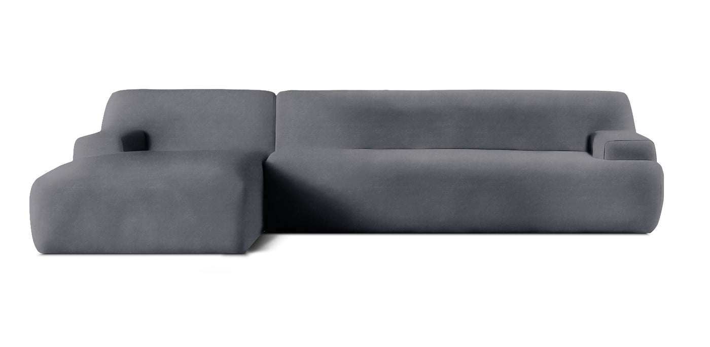 Weekend Velvet L-shape Sofa