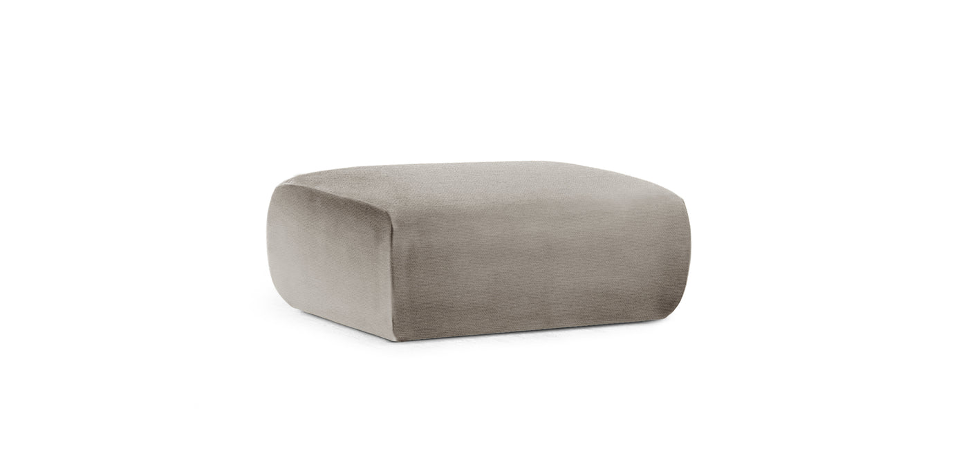 Weekend Linen Pouf