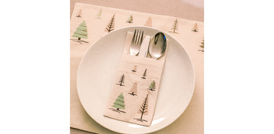 Whimsical Winter Cutlery Sleeve Set