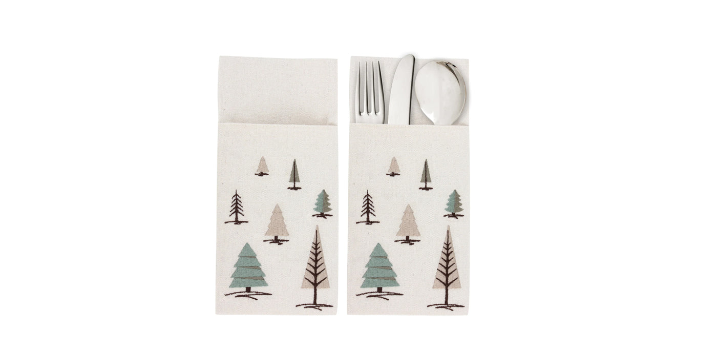 Whimsical Winter Cutlery Sleeve Set