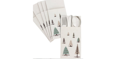 Whimsical Winter Cutlery Sleeve Set