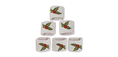 Winterberry Napkin Rings Dak Set