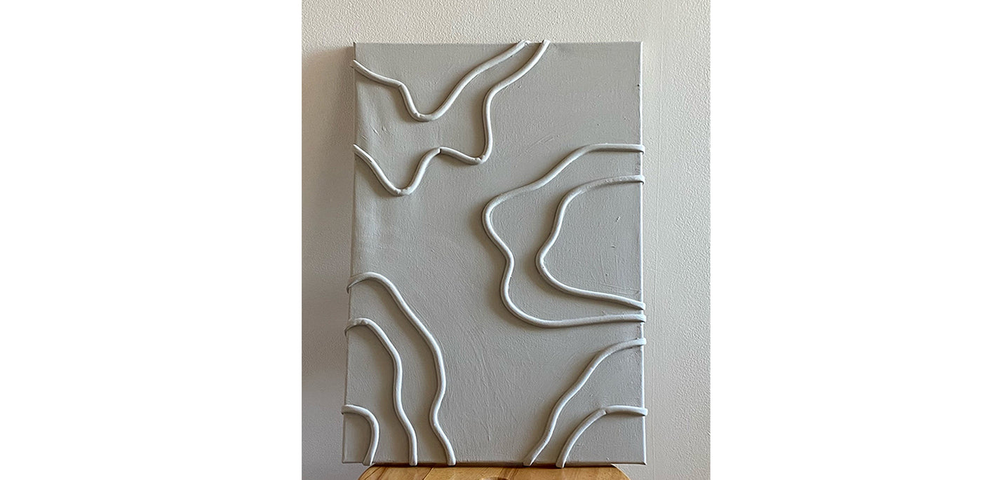 The Mountain In You Tape Painting