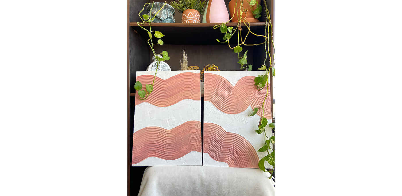 Peach Set Painting