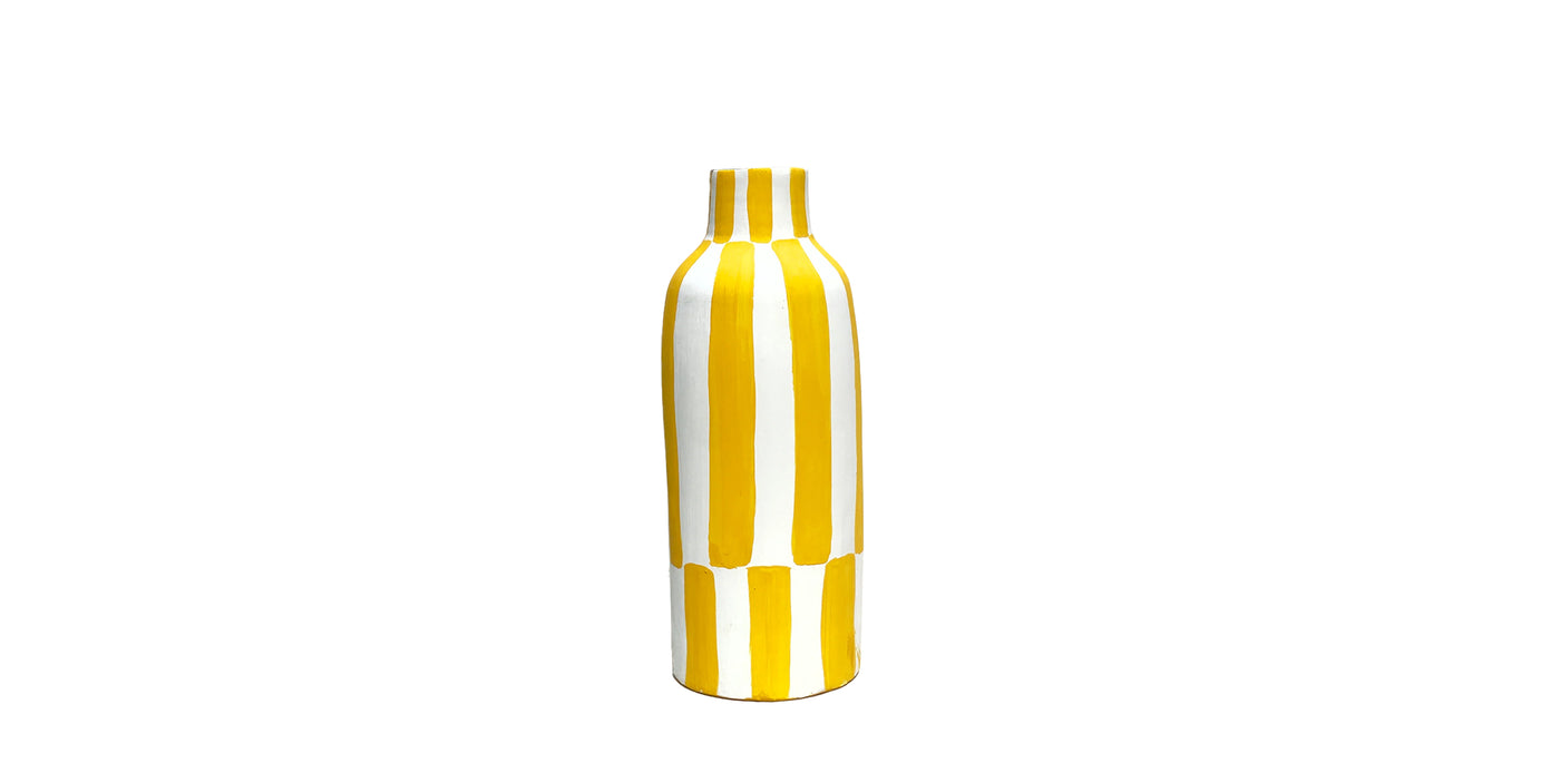 Yellow One Line or More Vase