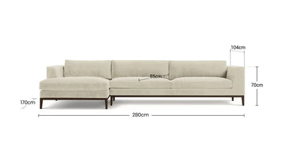 Skyline Artificial Leather L-shape Sofa