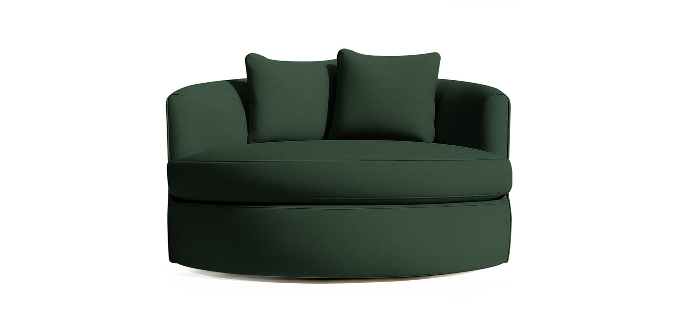 Big Nest Velvet Armchair