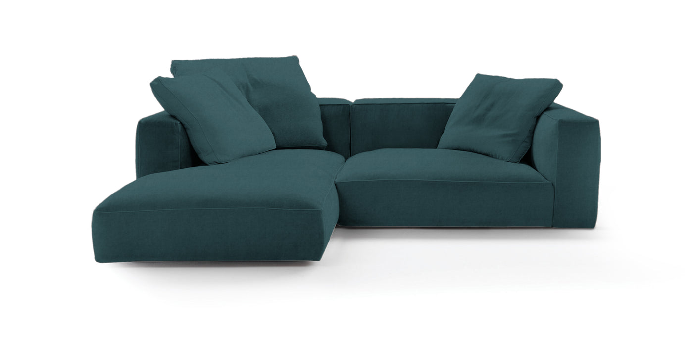 Avenue Velvet 225 L-shape Sofa