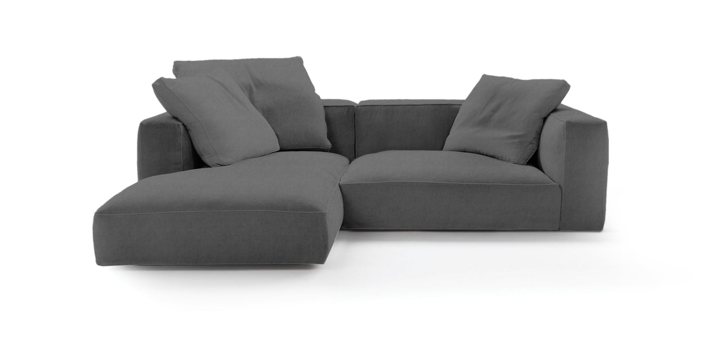 Avenue Velvet 225 L-shape Sofa