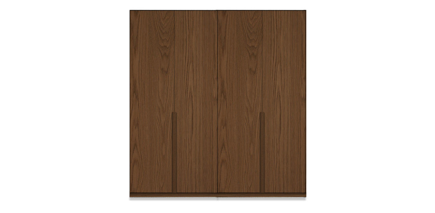 Night Due Natural Veneer Wardrobe