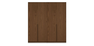 Night Due Natural Veneer Wardrobe