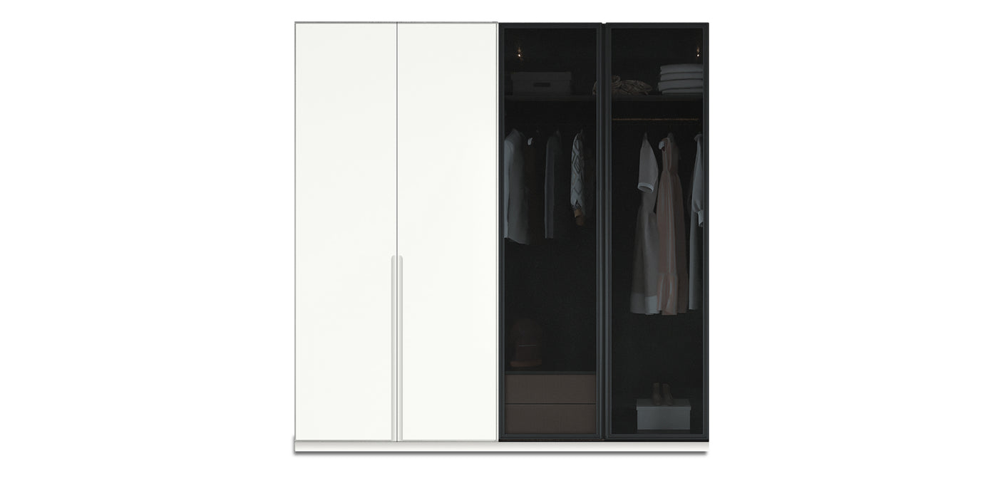 Night Due Glass / Lacquered Wardrobe