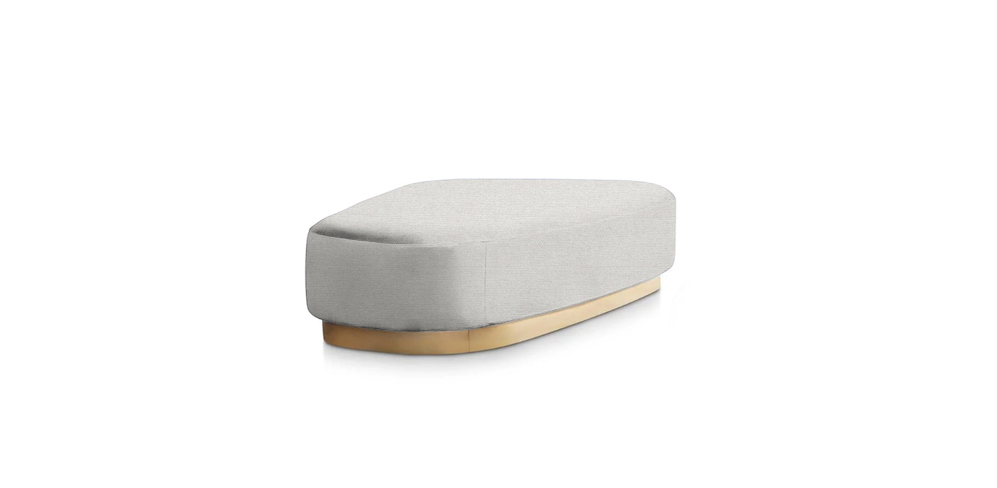 Island Big Linen Pouf