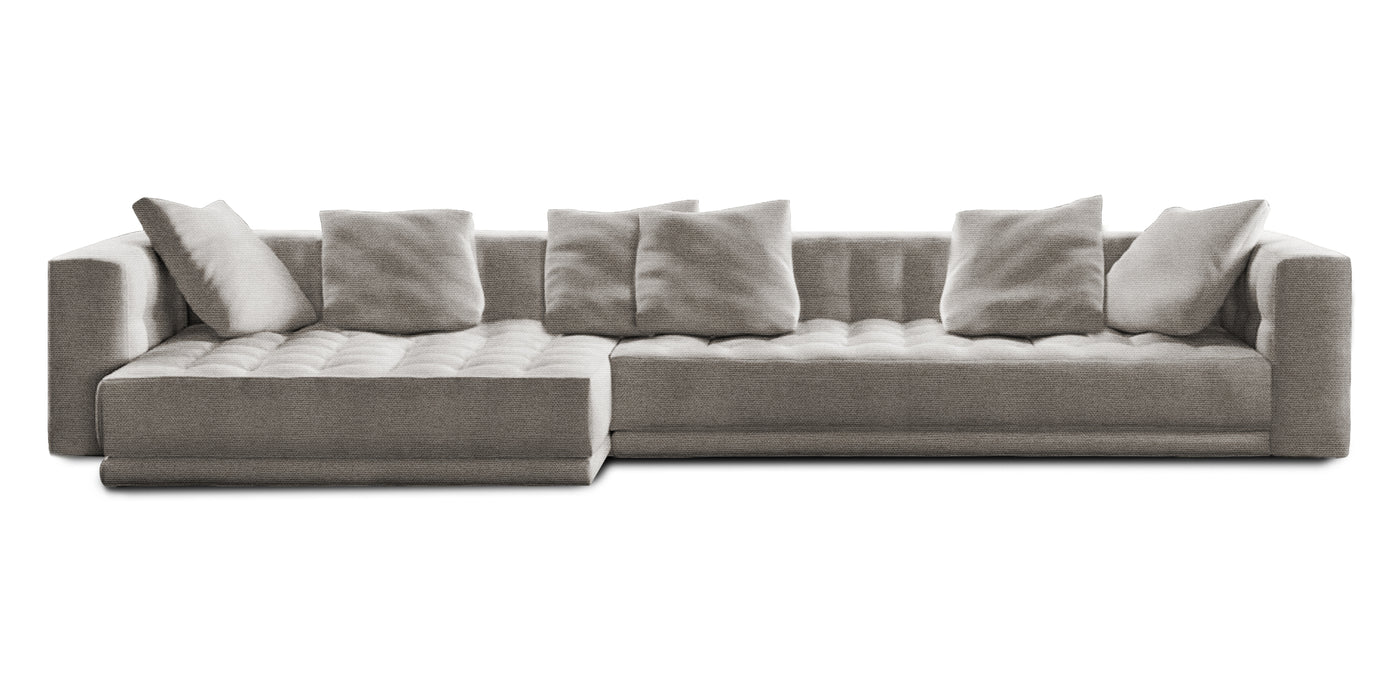 Lazy 385 Linen L-shape Sofa