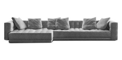 Lazy 385 Linen L-shape Sofa