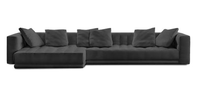 Lazy 385 Velvet L-shape Sofa