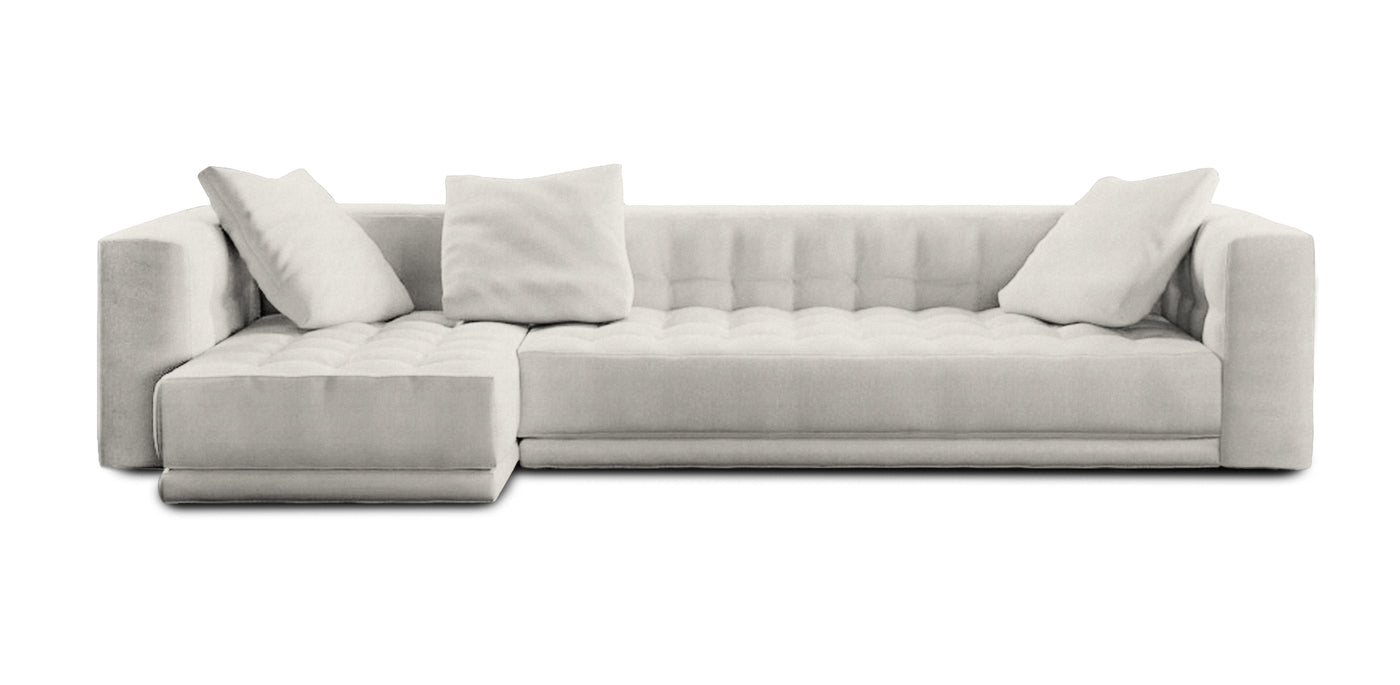 Lazy 340 Velvet L-shape Sofa