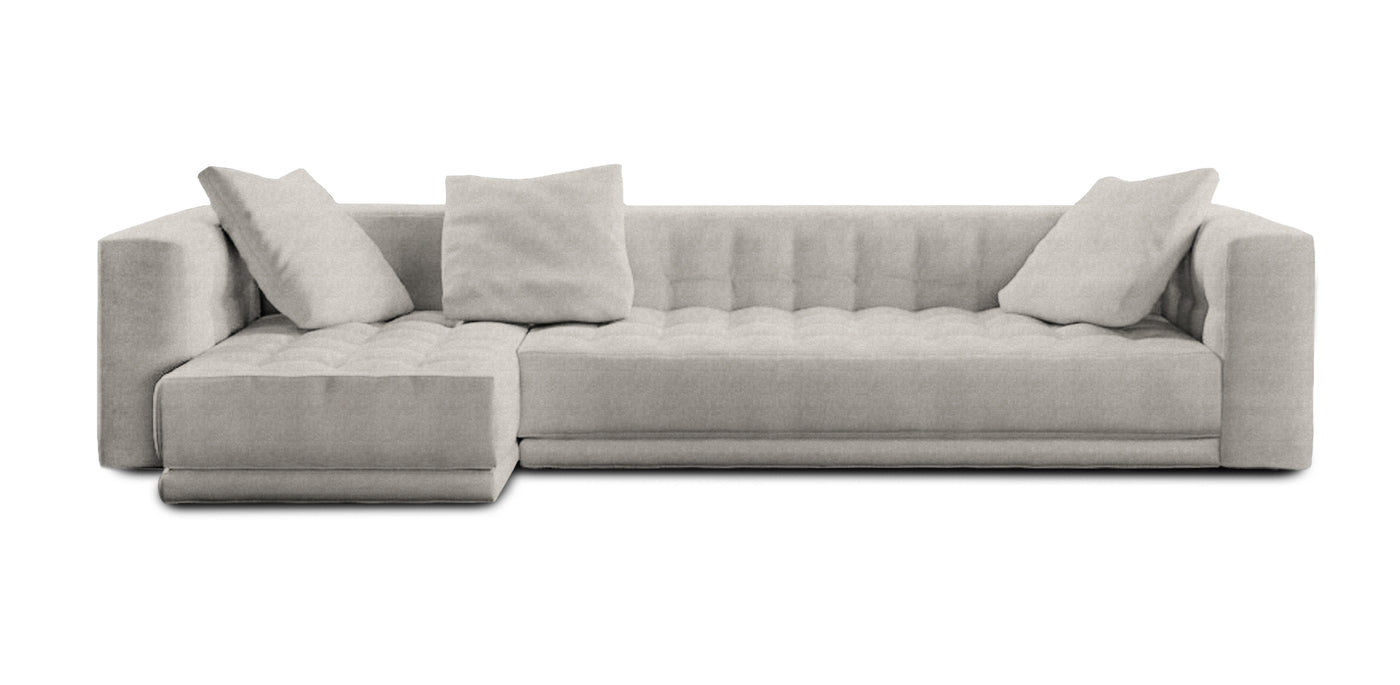 Lazy 340 Velvet L-shape Sofa