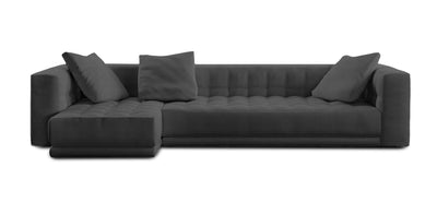 Lazy 340 Velvet L-shape Sofa