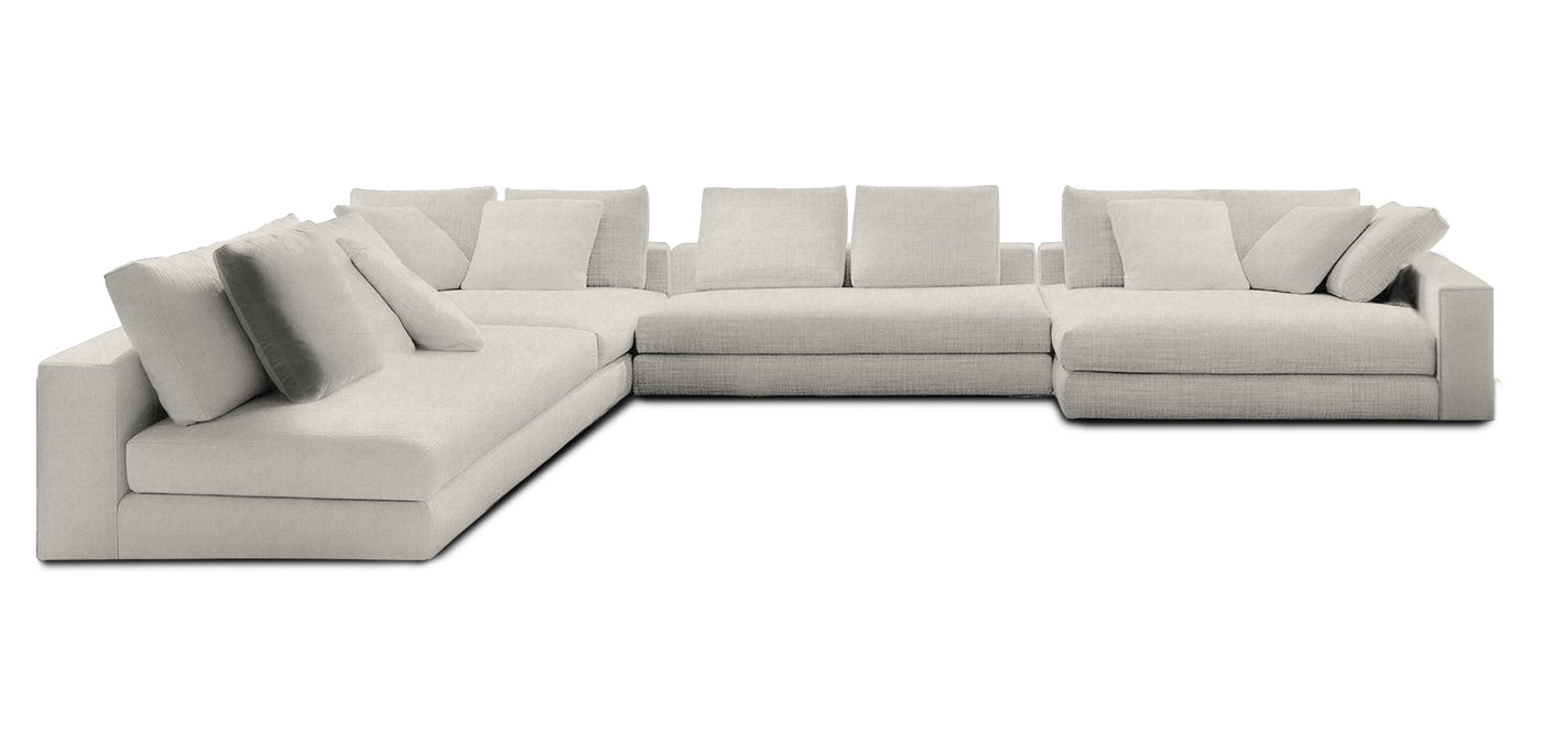 Manhattan 396 Velvet U-shape Sofa