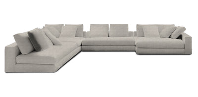 Manhattan 396 Velvet U-shape Sofa