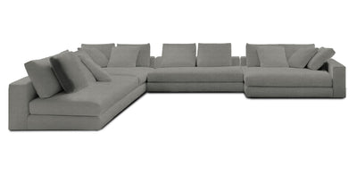 Manhattan 396 Velvet U-shape Sofa