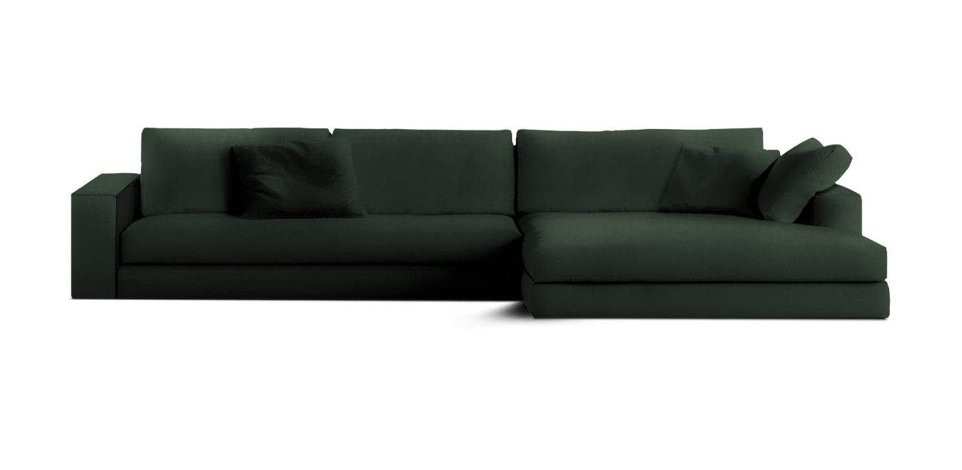 Manhattan 292 Velvet L-shape Sofa