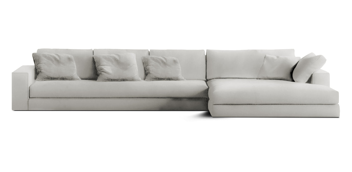 Manhattan 360 Velvet L-shape Sofa