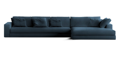 Manhattan 360 Velvet L-shape Sofa