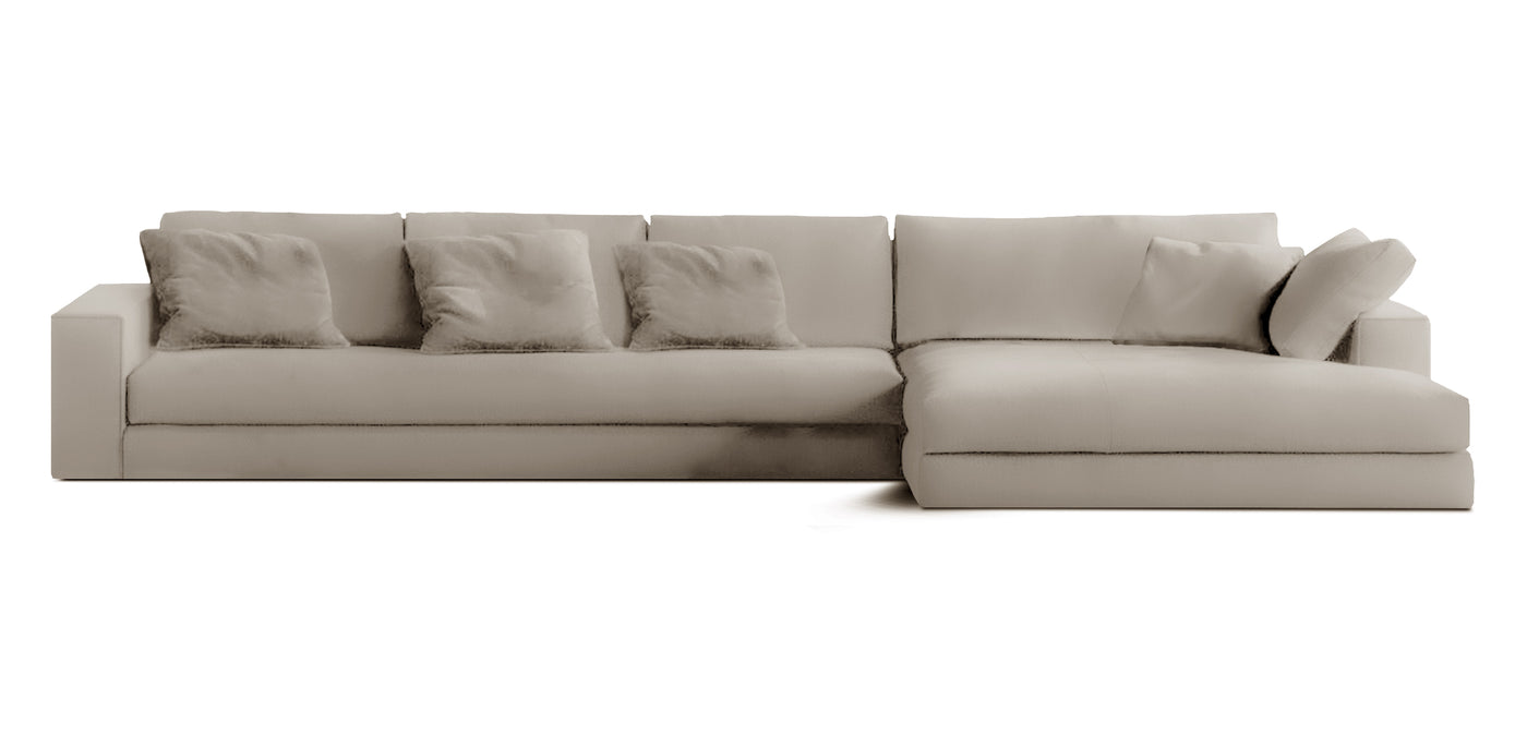 Manhattan 360 Velvet L-shape Sofa