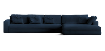 Manhattan 360 Velvet L-shape Sofa