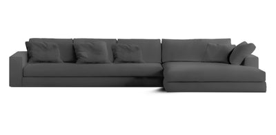 Manhattan 360 Velvet L-shape Sofa