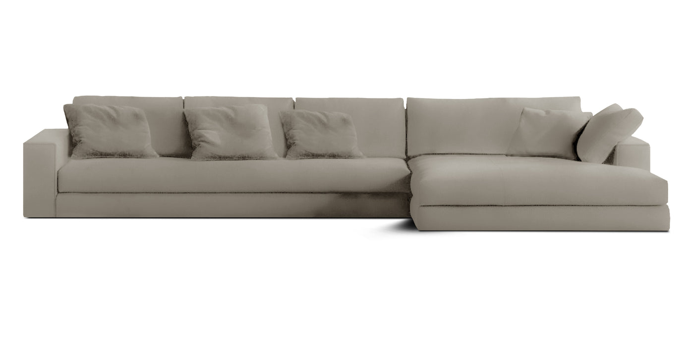 Manhattan 360 Velvet L-shape Sofa