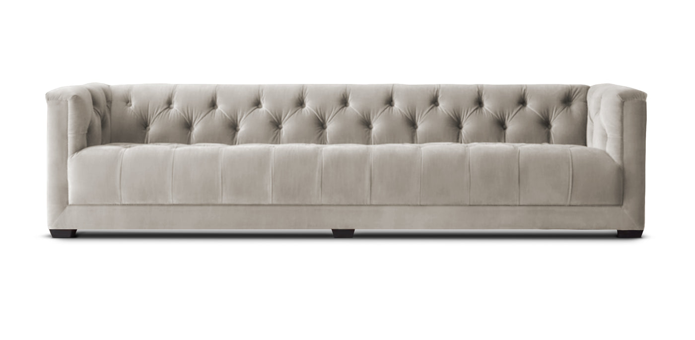 Manzano Velvet 3 Seater Sofa