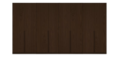 Night Quad Natural Veneer Wardrobe