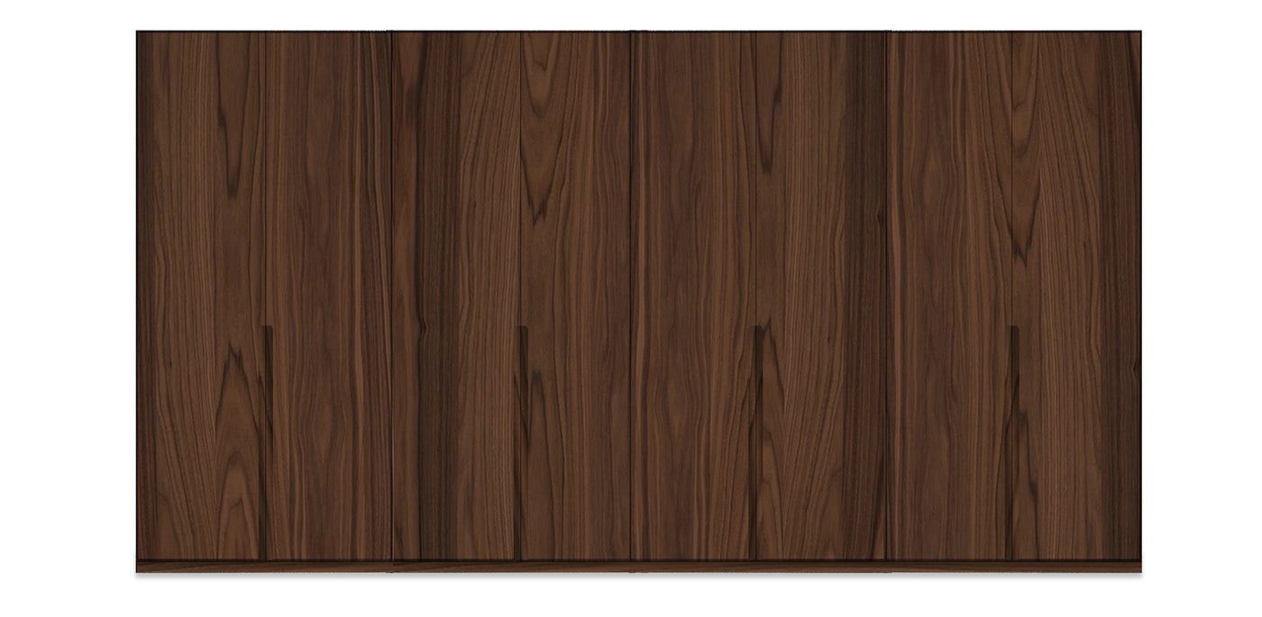 Night Quad Natural Veneer Wardrobe