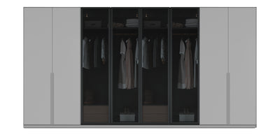 Night Quad Glass / Lacquered Wardrobe