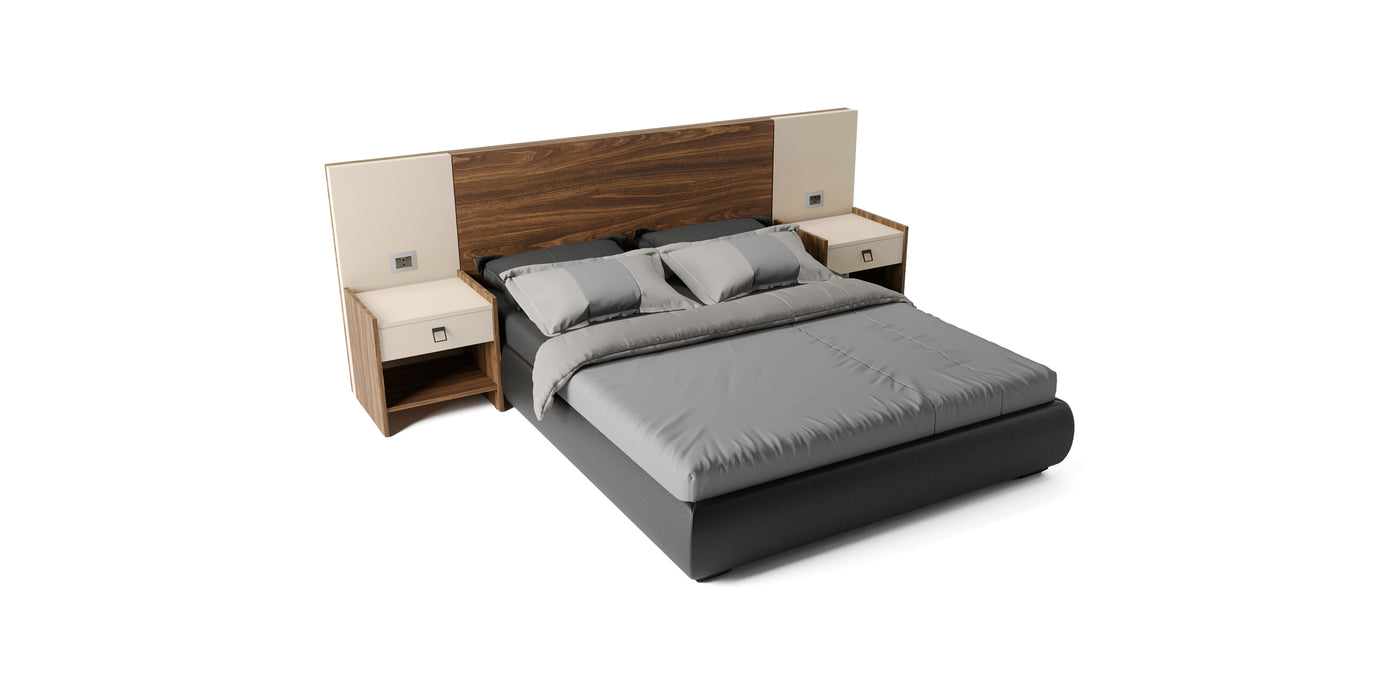 Seti Melamine Queen Bed