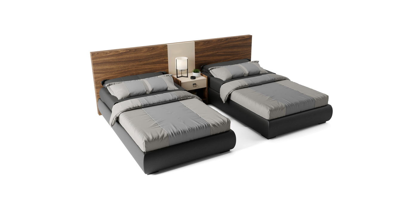 Seti Melamine Twin Bed