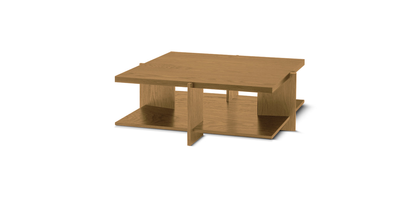 Temple Natural Veneer Coffee Table