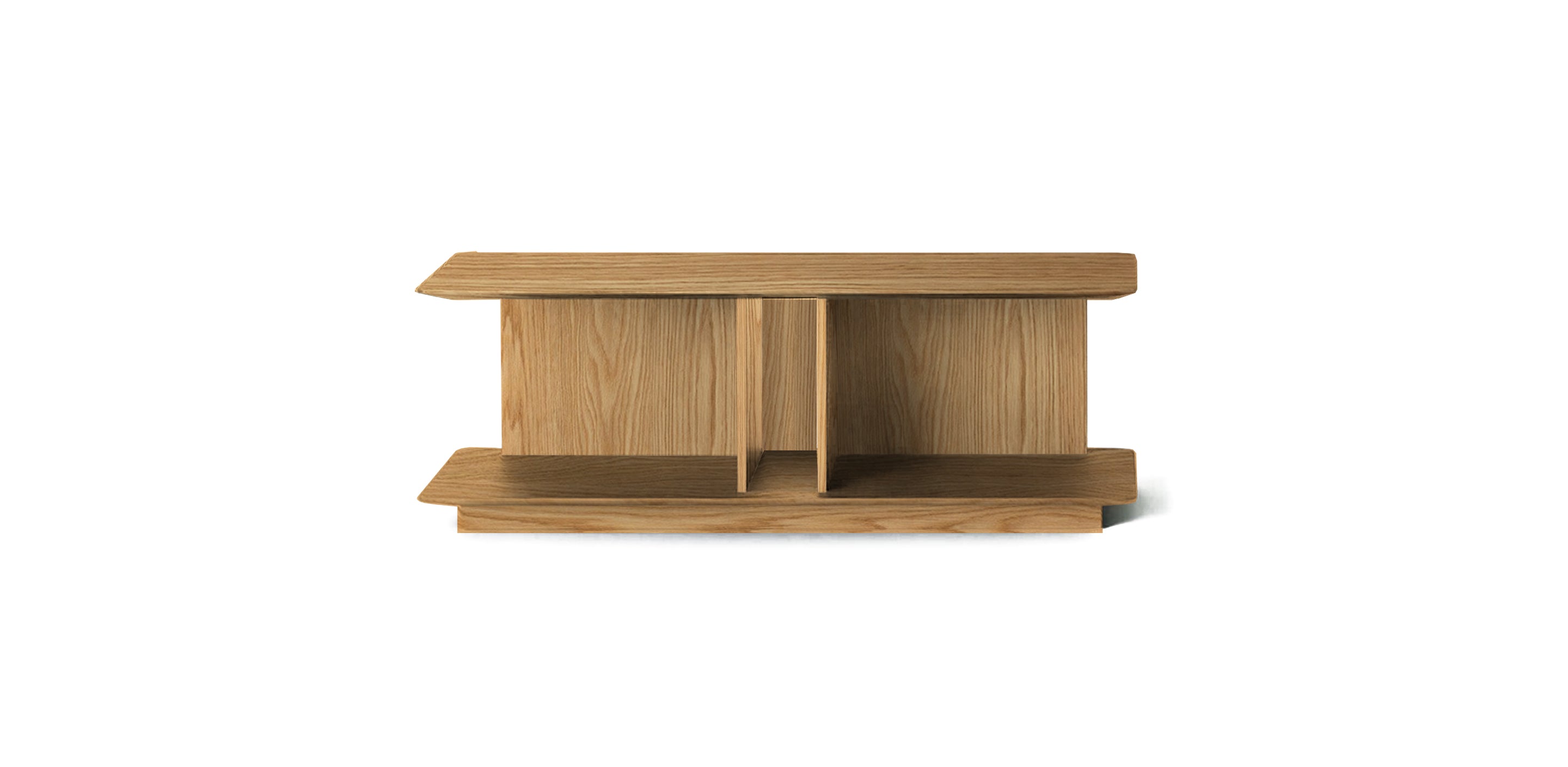 Thru Small Natural Veneer Coffee Table – Belong