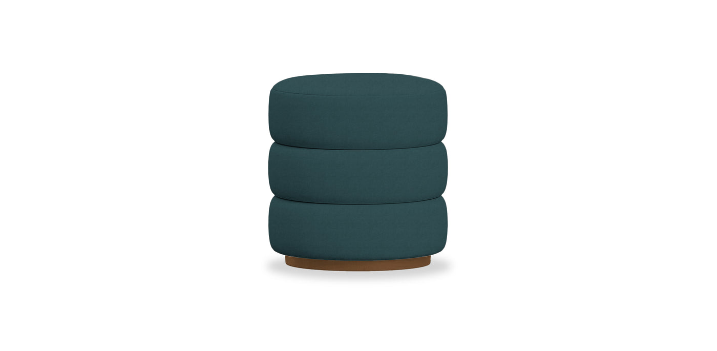 Towers Velvet Pouf