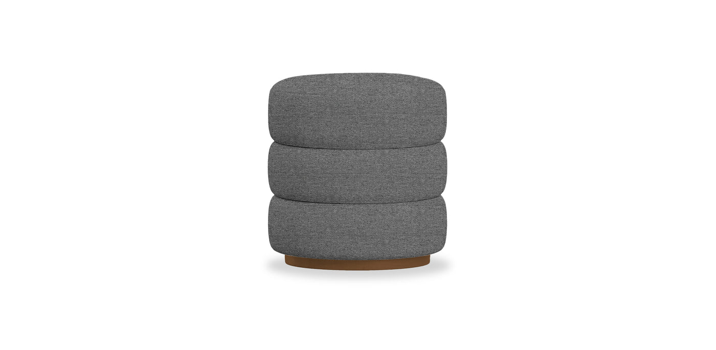 Towers Linen Pouf